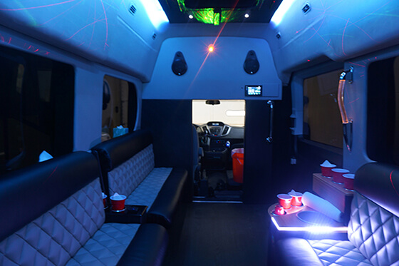 Luxury party van San Diego